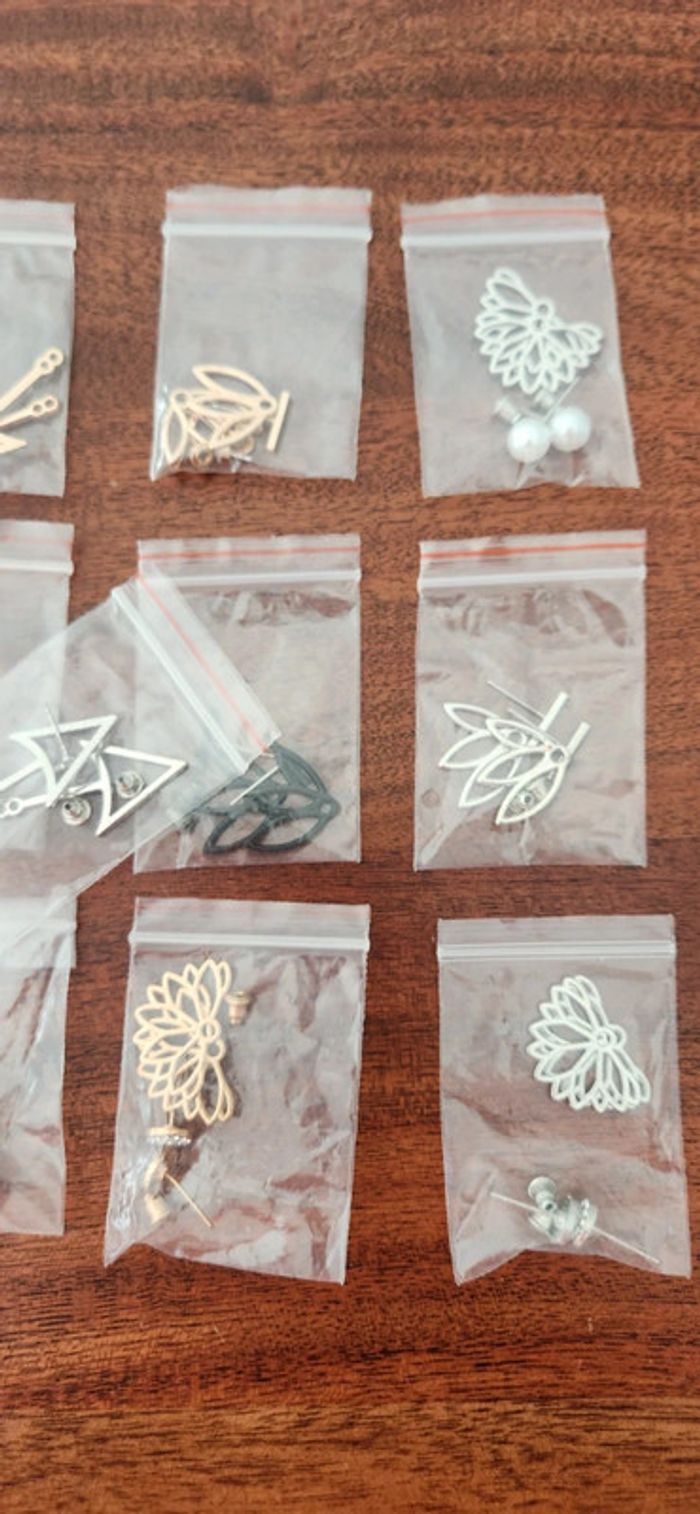 Lot x8 Sachets pour DIY Boucles d'oreilles - photo numéro 3