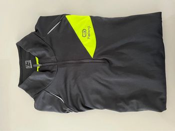 Tee shirt avec zip manches longues