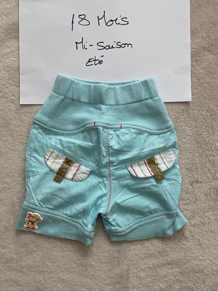 Lot 1 Short Neuf & 4 shorts TBE - Obaïbi, DPAM & autre - 18 mois - photo numéro 7