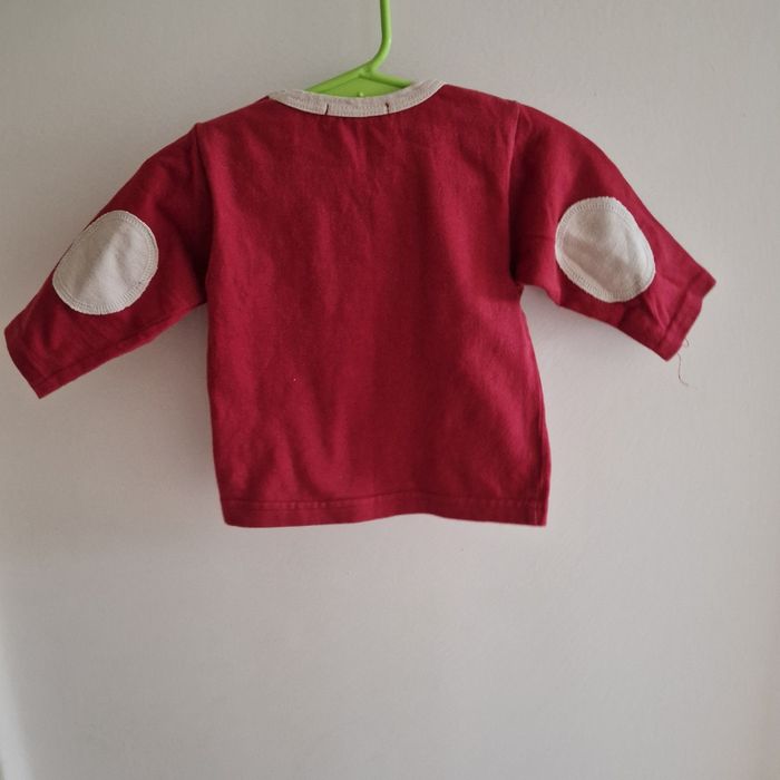 3 mois tee shirt manche longue rouge - photo numéro 3