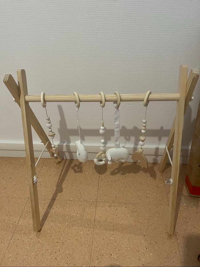 Arche bébé  d’éveil en bois - photo numéro 3