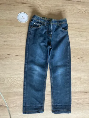 Jeans enfant bleu marine mixte réglable 4 ans Orchestra