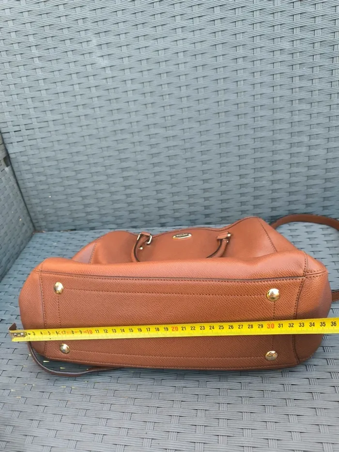 Sac à main et portefeuille cuir Coach Crossgrain kitt carry all - photo numéro 12