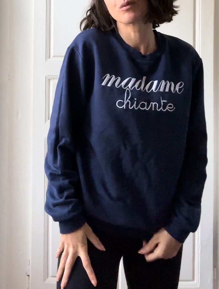 Pull bleu Madame chiante - Rad - M