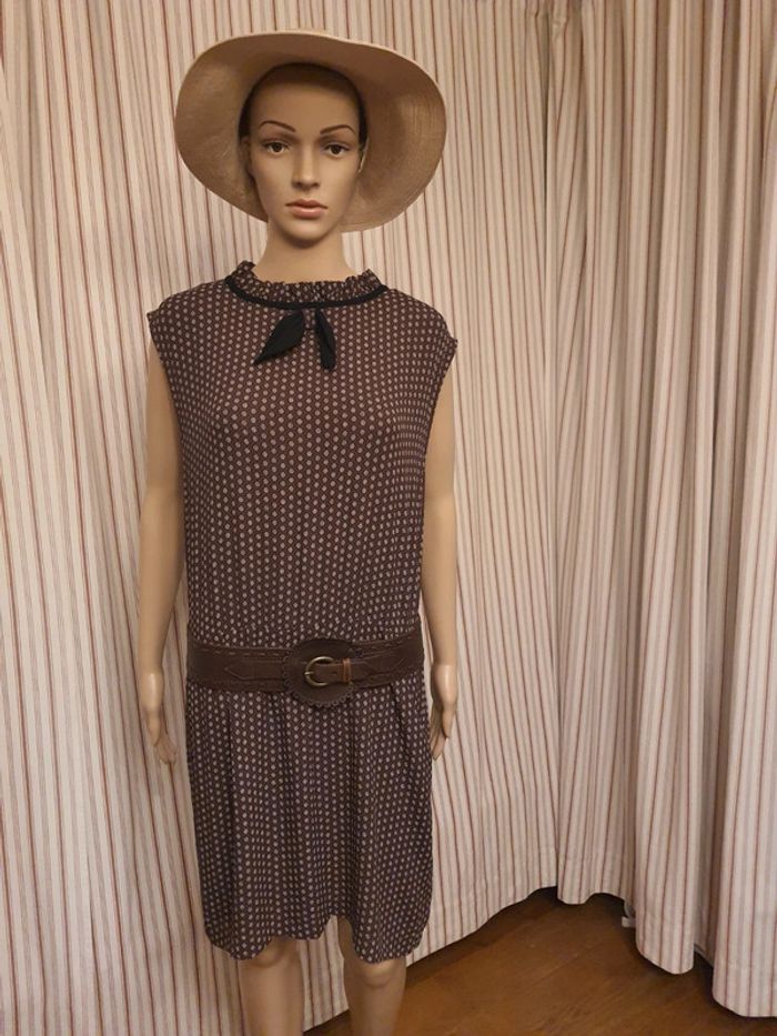 Robe Ganni marron taille XL - photo numéro 2