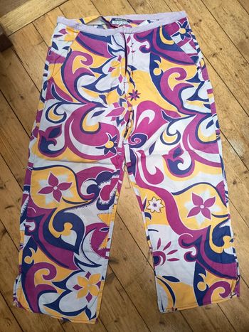 Pantacourt été fleurs billabong taille 4