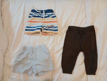 Lot pantalon/short