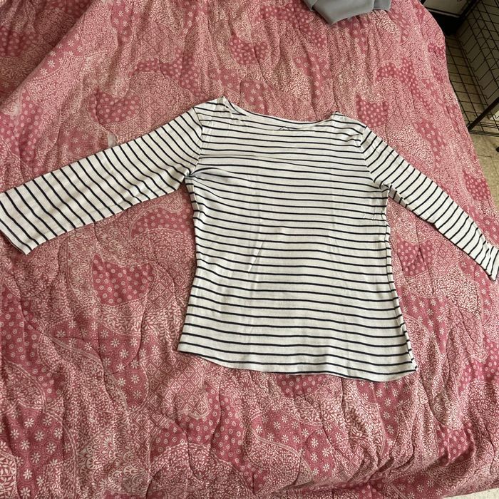 Teeshirt manches 3/4 col bateau taille L femmes