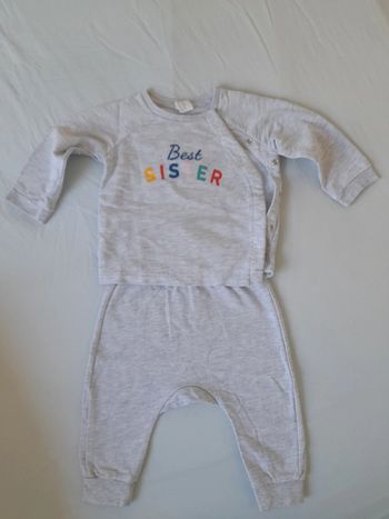 Ensemble mixte H&M taille 4/6 mois