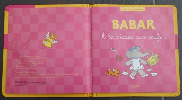 Livre "Babar : A la chasse aux oeufs" - photo numéro 2