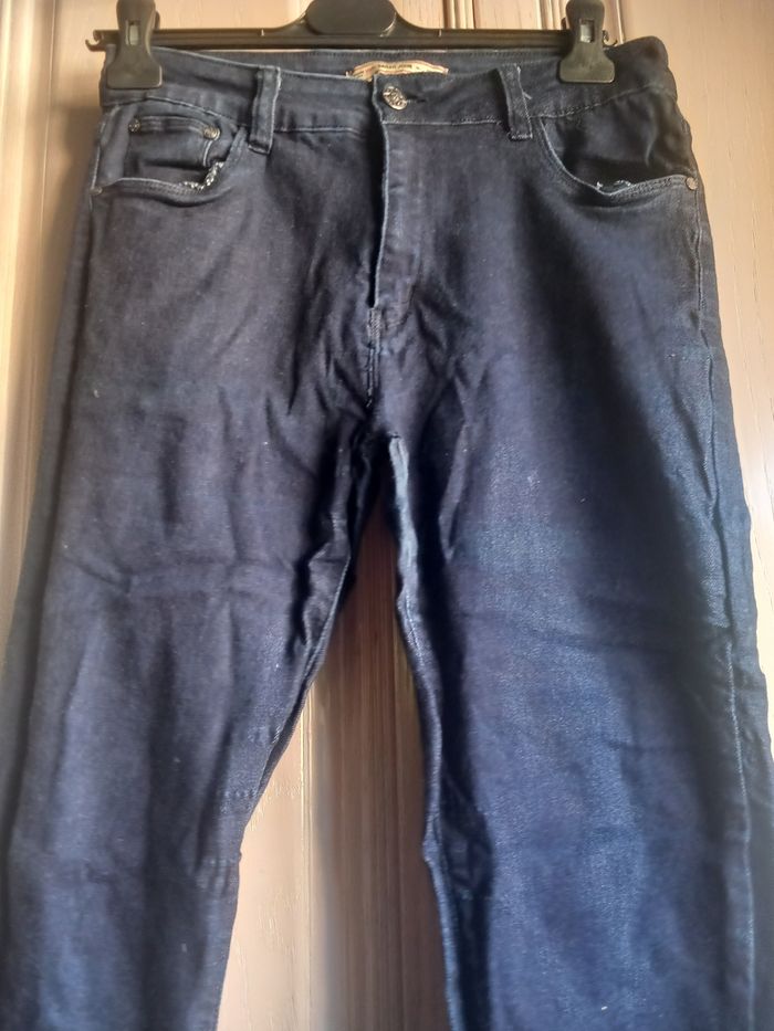 Jeans bleu marine T42 Sarah John - photo numéro 2