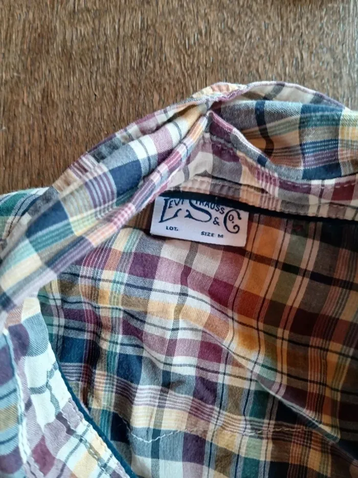 Chemise à carreaux levis M 38 - photo numéro 3