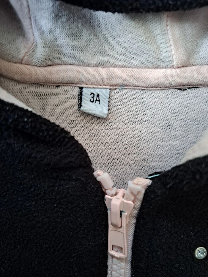 Veste polaire à capuche 3ans - photo numéro 2