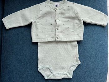 Gilet + body Petit Bateau