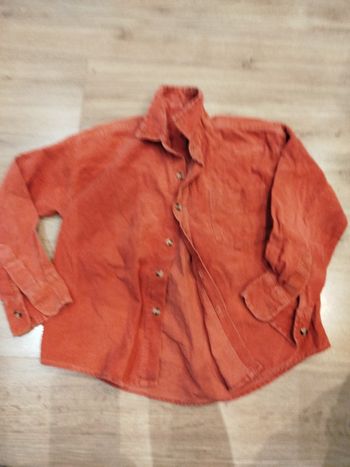 Chemise garçon velours 8 ans
