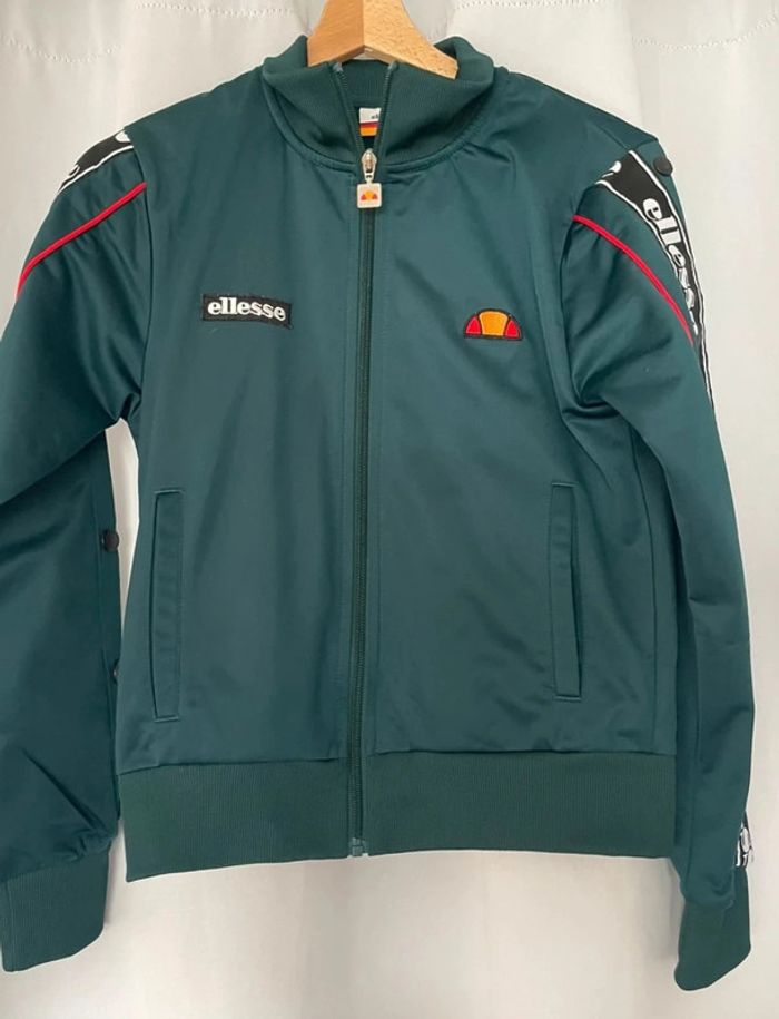 veste vert foncé ellesse femme ou mixte - photo numéro 3