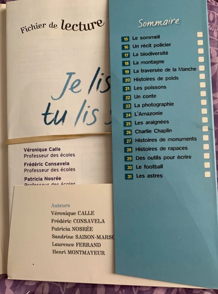 Fichier de lecture CM1 Je lis seul, tu lis seul - Nathan - photo numéro 4
