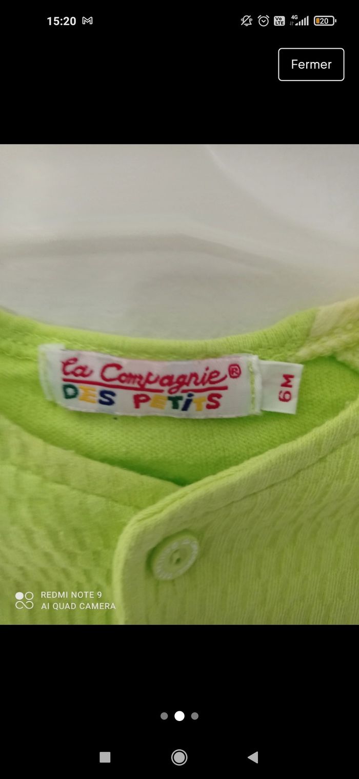 Gilet la compagnie des petits 6 mois - photo numéro 3