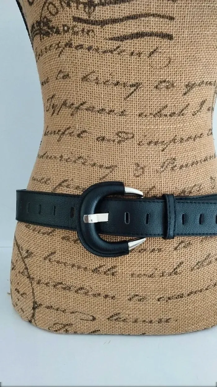 Ceinture noire 90 cm femme - photo numéro 3