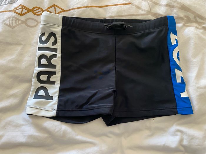 Boxer de bain élastique paris 2024 9-10 ans