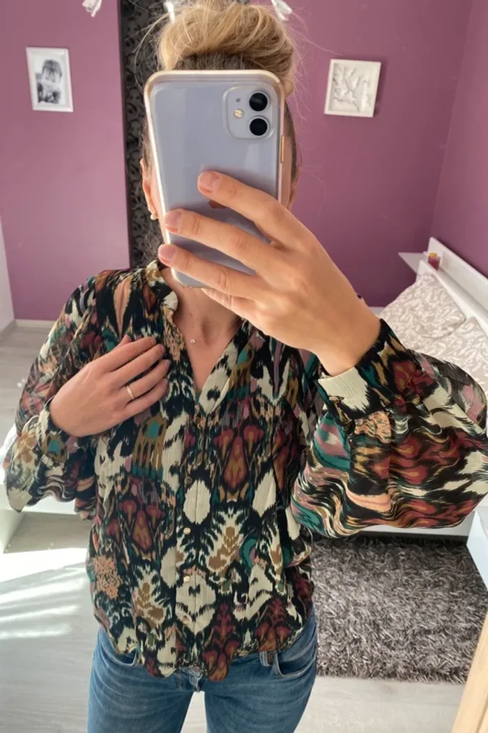 Blouse chemisier nafnaf 34 - photo numéro 5
