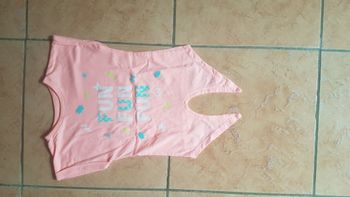 T shirt été fille 3 ans pêche In extenso
