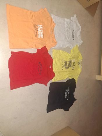 Lot de 5 t-shirt