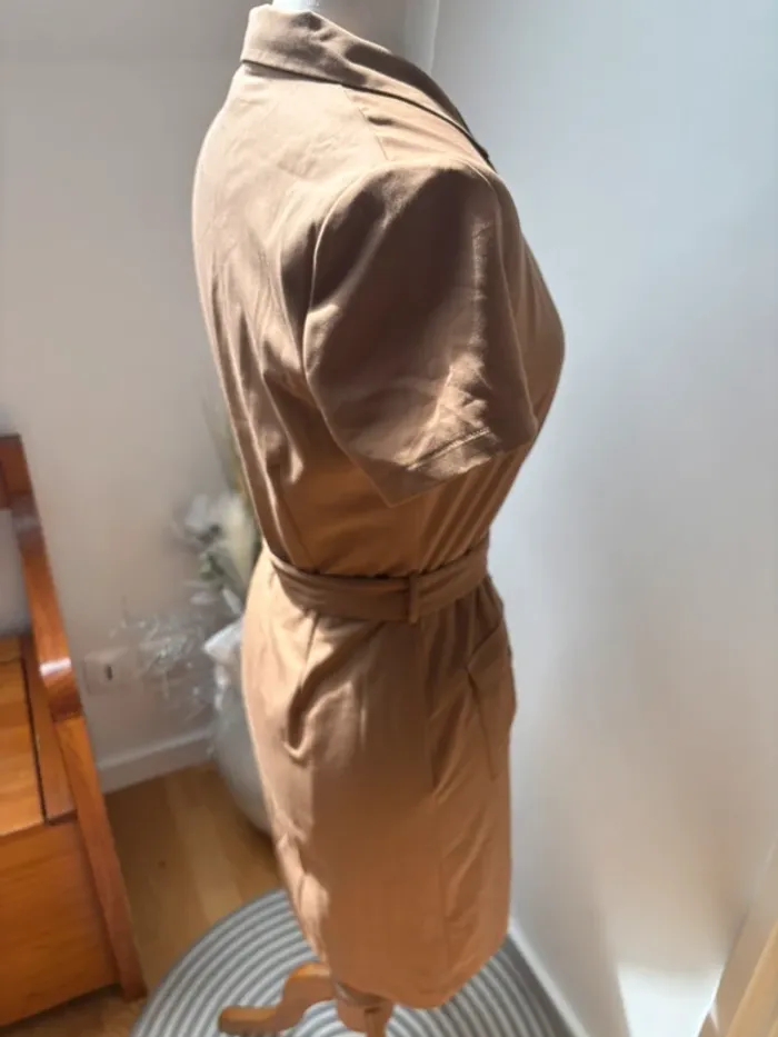 🤎 Robe camel style saharienne – Morgan – T36 Neuve avec étiquette - photo numéro 14