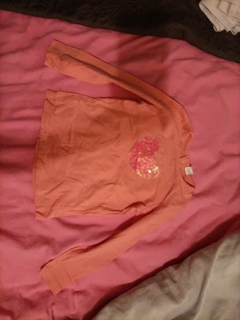 Tee short manche longue fille