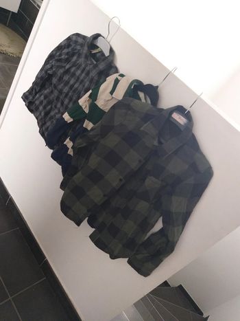 3 chemises porté 1fois