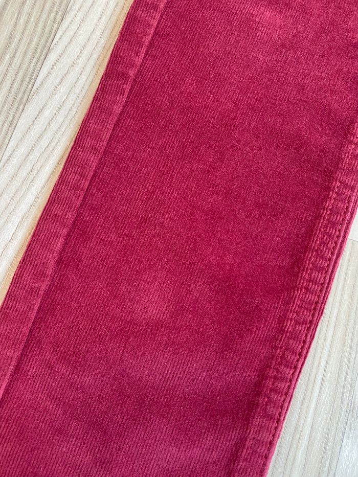 Pantalon velours bordeaux neuf 8 ans SGM - photo numéro 5