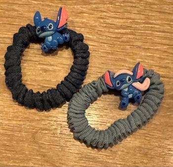 Lot de 2 chouchous Stitch en Jean’s 