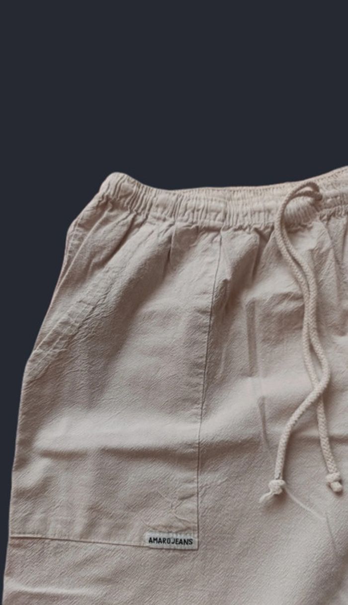 🌼Pantacourt large coton. Taille L. Amaro Jeans🌼 - photo numéro 4