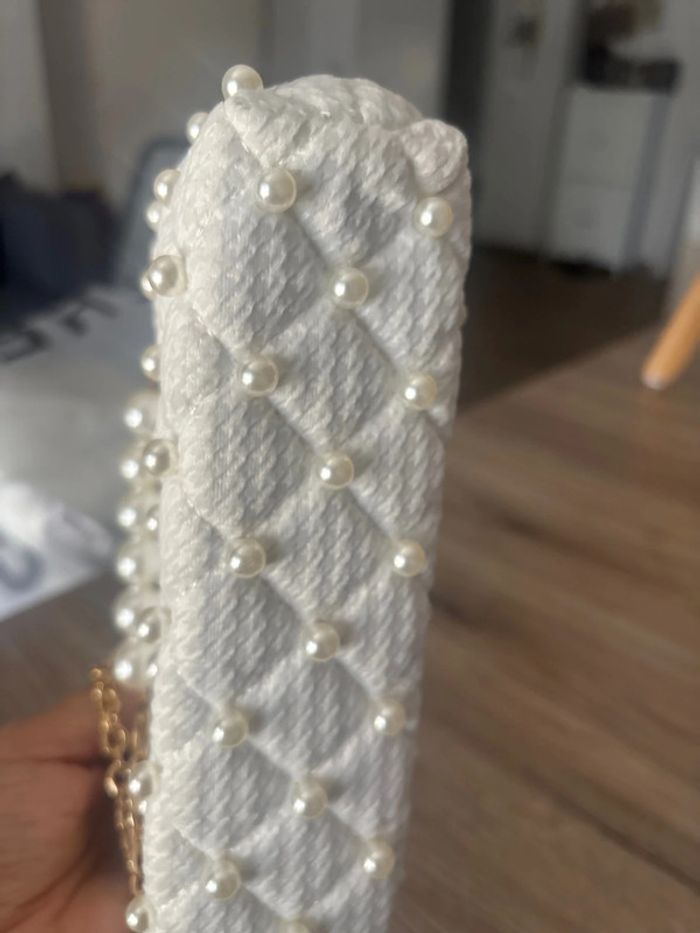 Sac blanc diademe châle ceinture mariage TU - photo numéro 15