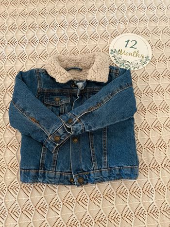 Veste en jean bébé 12 mois