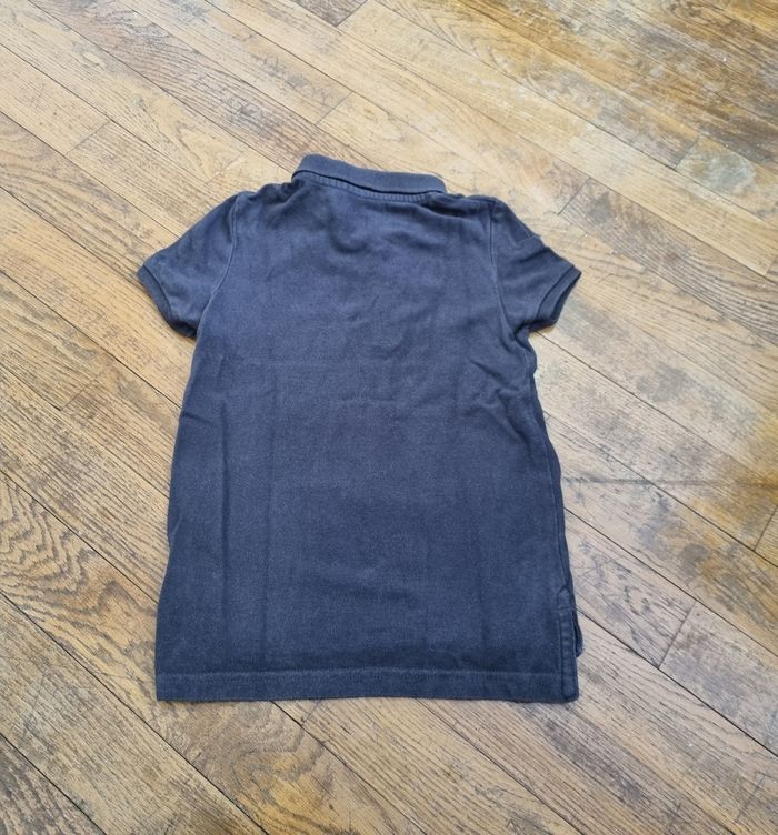 polo manche courte noir kiabi taille 4 ans - photo numéro 3
