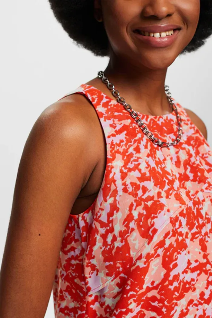 Chemisier sans manches Esprit rouge femme Taille S Neuf - photo numéro 3