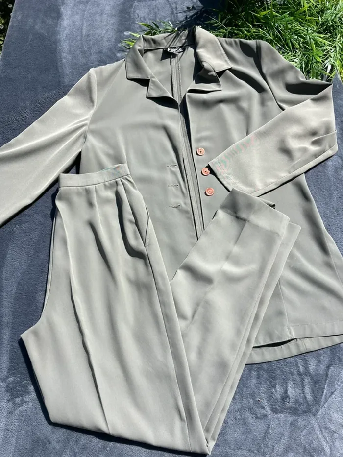 Ensemble blazer gris - photo numéro 5