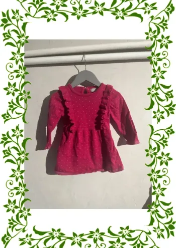 Robe pailletée 9-12mois