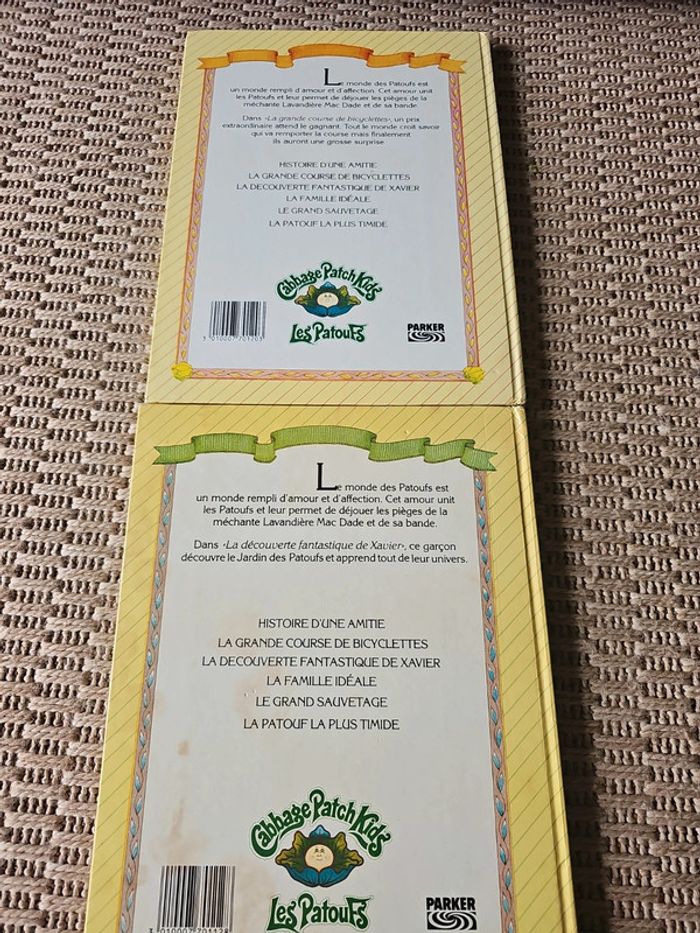 Livres cabbage patch kids les patoufs vintages - photo numéro 2