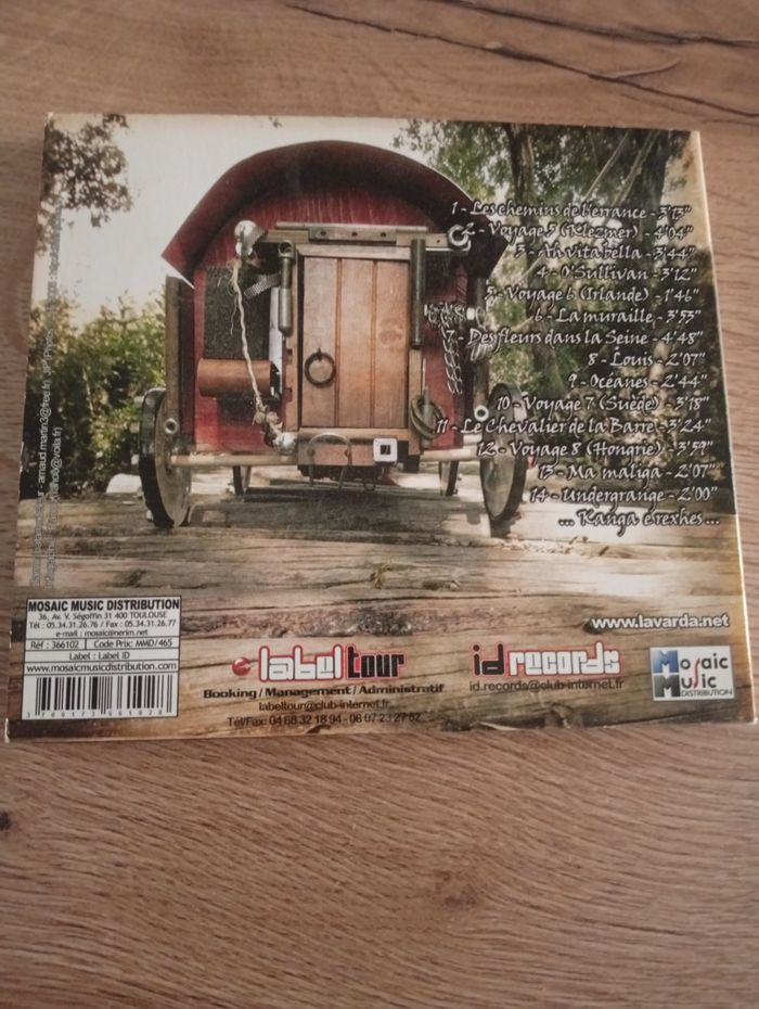 CD dedicacé La Varda Les chemins de l'errance - photo numéro 2