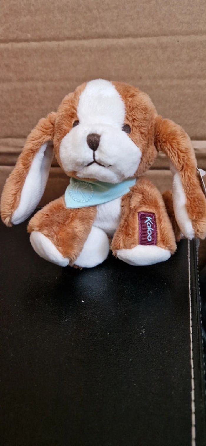 Peluche petit chien tiramisu kaloo
