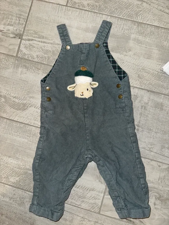 Salopette + body à col + gilet - photo numéro 6