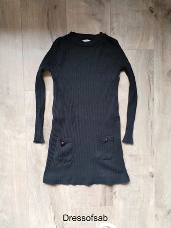 Robe Mango en Maille Fille