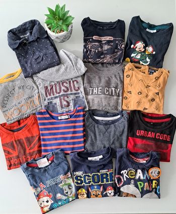 Lot de 14 tee-shirts manches longues