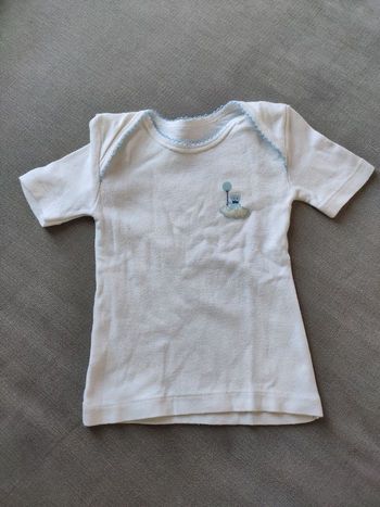 Tee shirt blanc 12 mois