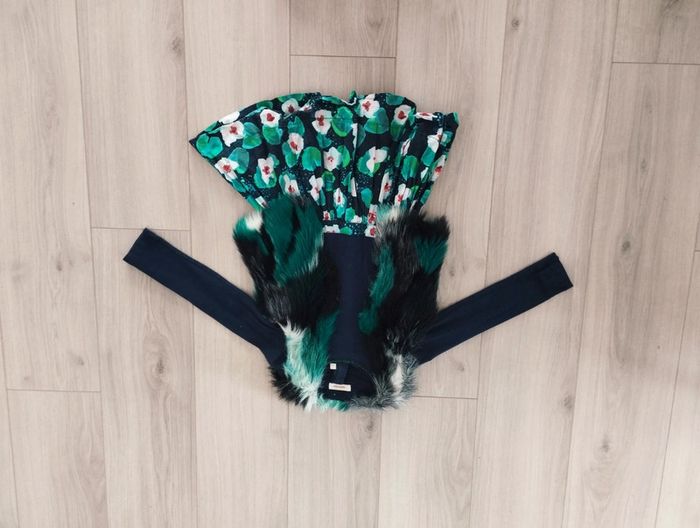 Ensemble catimini 6 ans robe et gilet fourrure - photo numéro 5