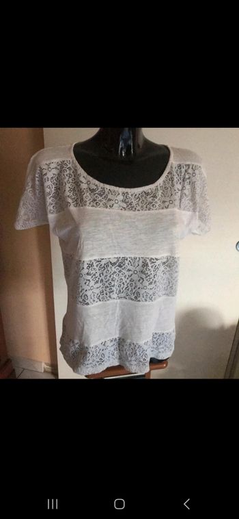 T shirt dentelle