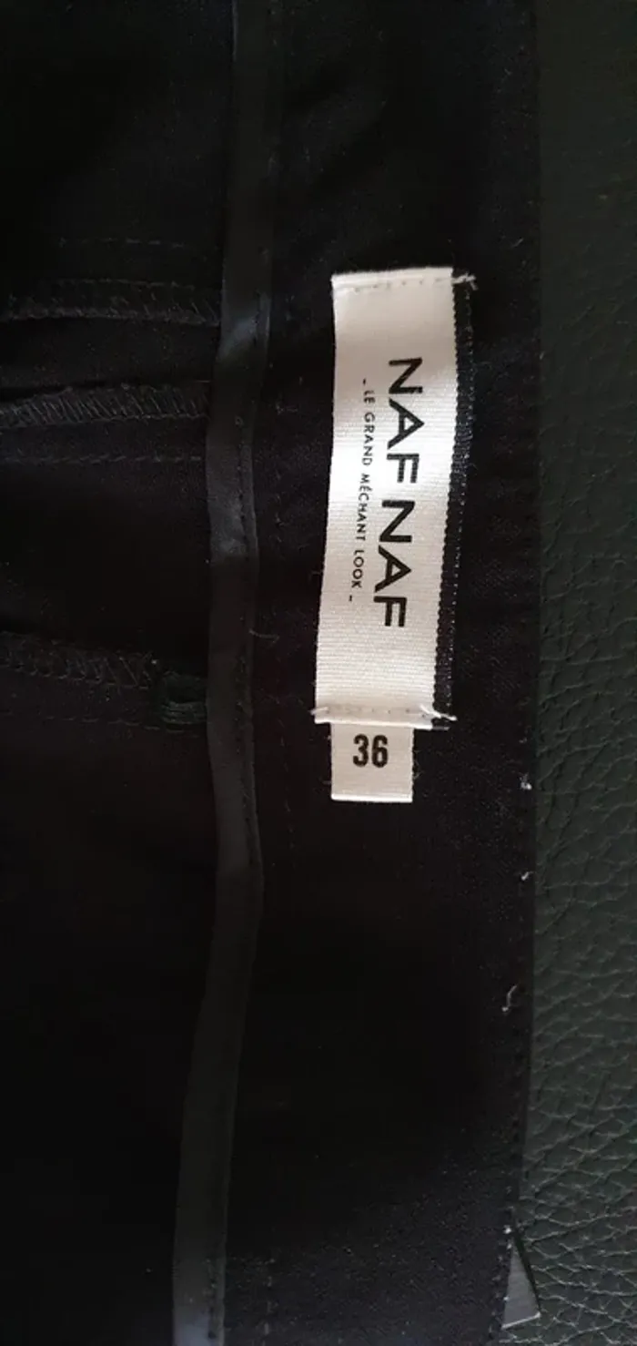 Naf Naf pantalon de ville noir - photo numéro 6