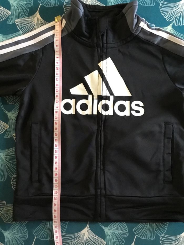 Veste de survêtement pour enfant Adidas noire taille 12mois 032 - photo numéro 6